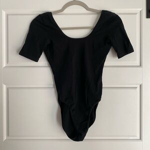 American Apparel Black Body Suit - M